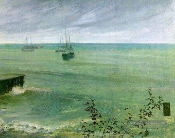 Symphonie en gris et vert L’océan James Abbott McNeill Whistler Peinture décoratif